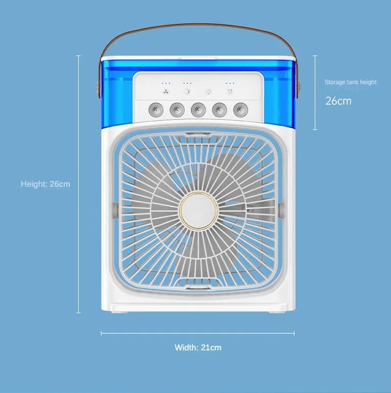 Ventilador Umidificador Portátil Ar Condicionado